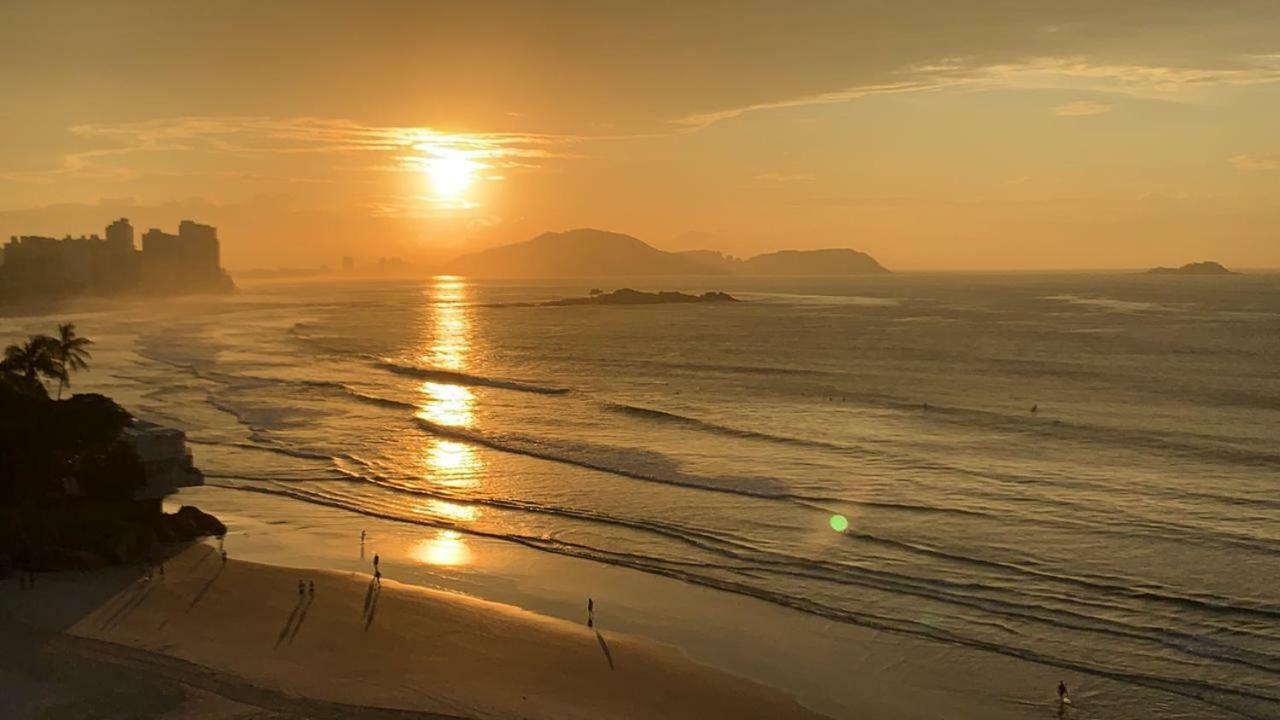 Apto Guaruja De Frente Para O Mar - Praia Asturias Luaran gambar