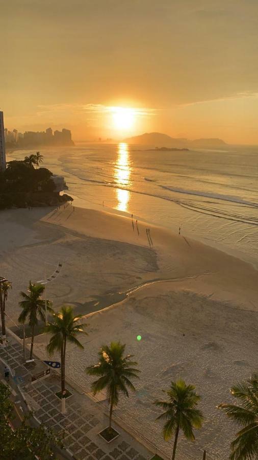 Apto Guaruja De Frente Para O Mar - Praia Asturias Luaran gambar