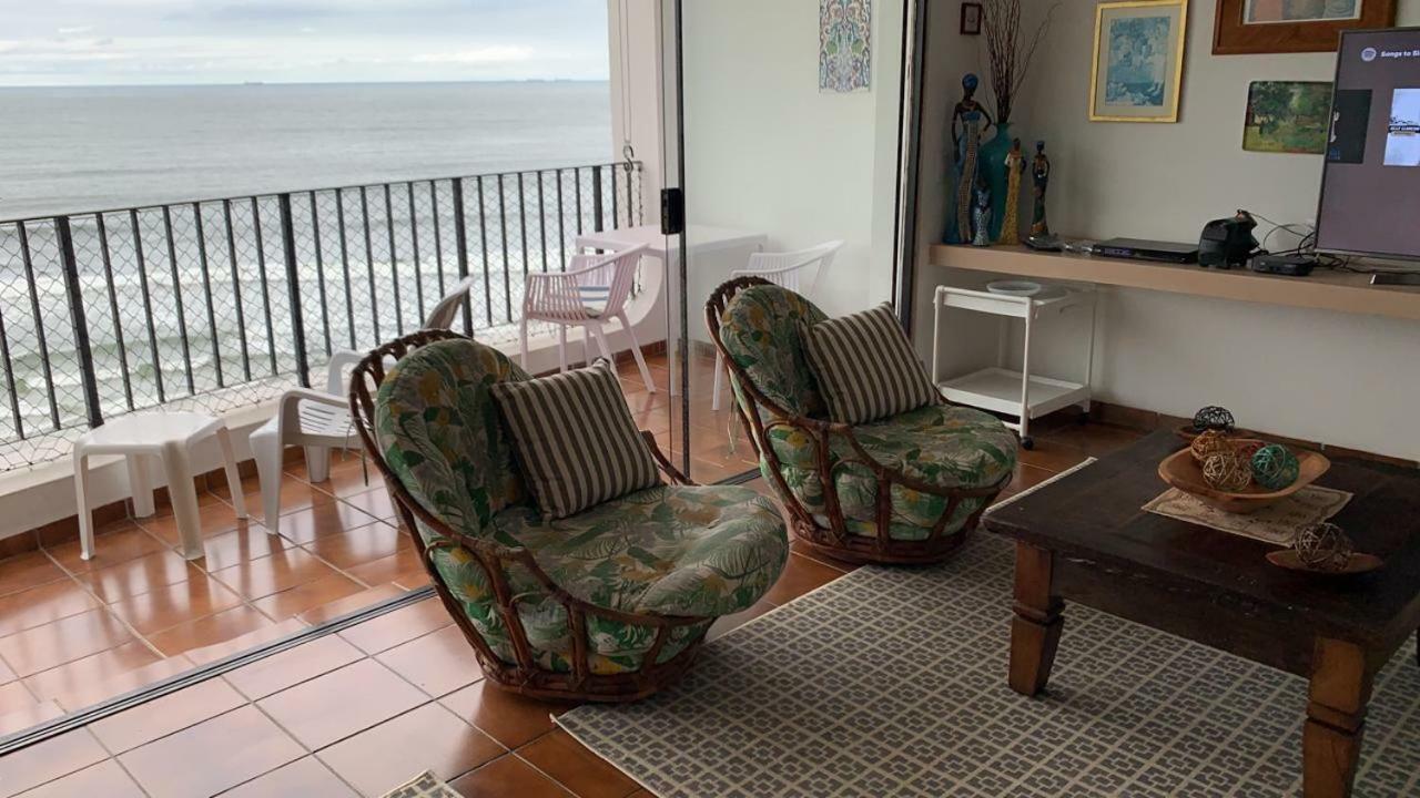 Apto Guaruja De Frente Para O Mar - Praia Asturias Luaran gambar